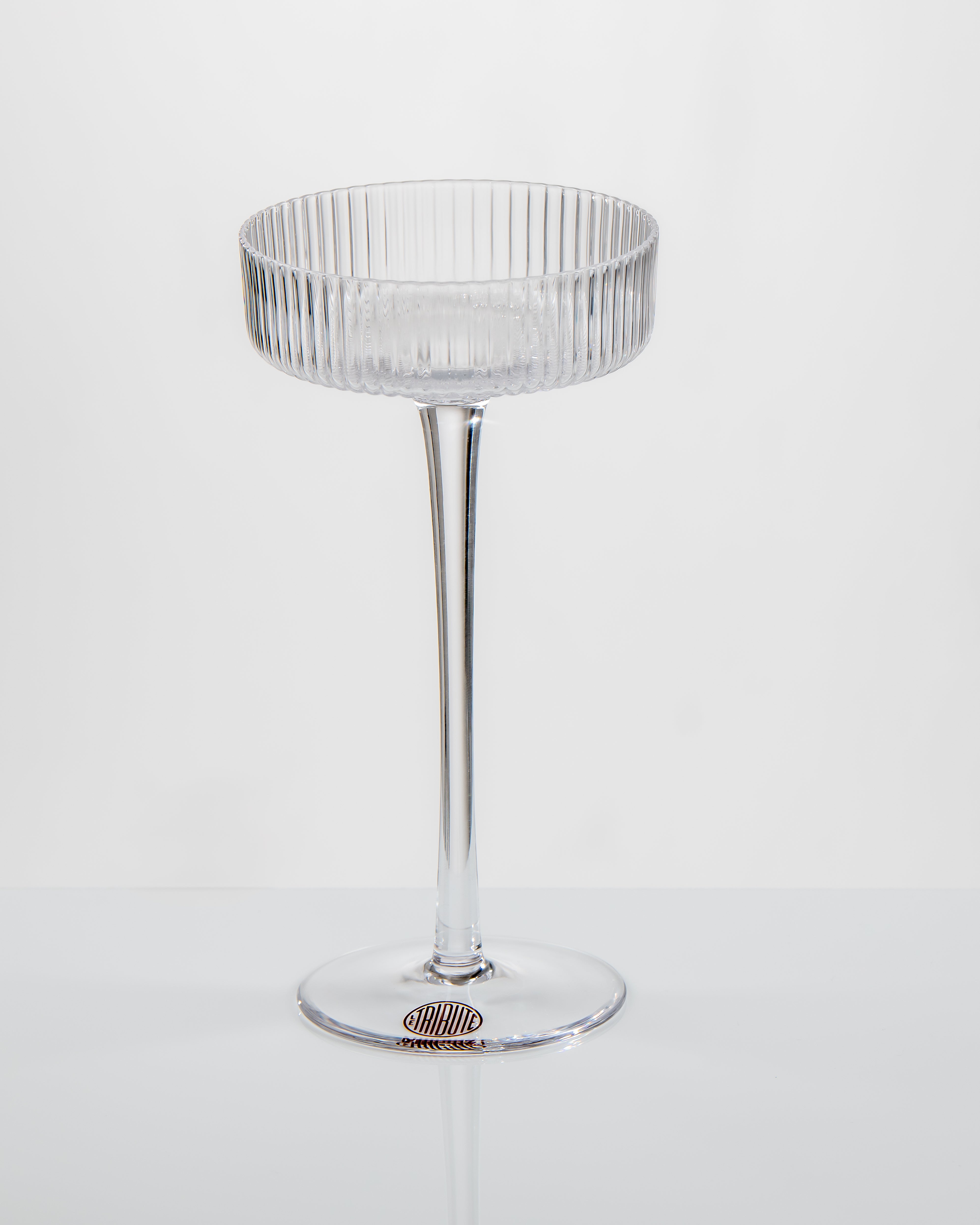 Assiette Apéritif Design Martini - 4 Compartiments En Verre (Rouge Et Noir)