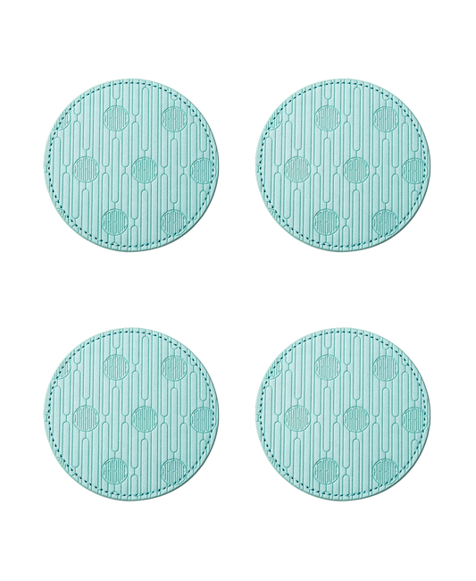 LE Tribute  Turquoise Coasters (4 Pack)