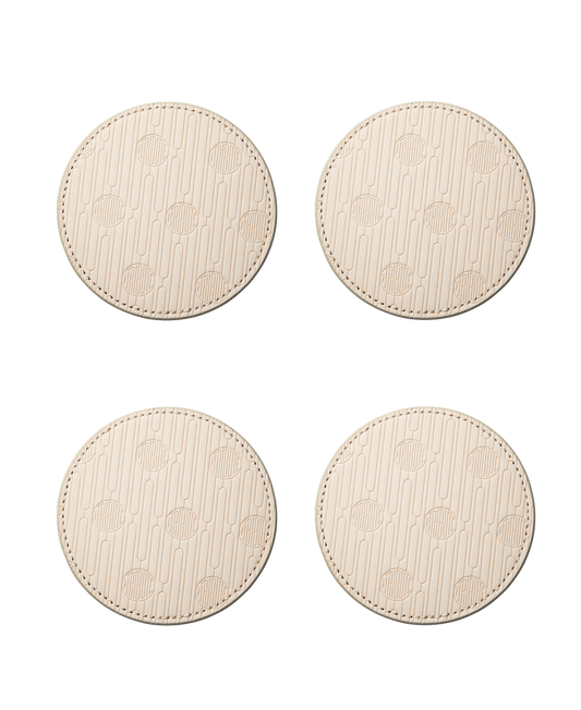 LE Tribute Beige Coasters (4 Pack)