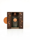 LE Tribute Countryside Limited Edition Gin bottle inside its open art deco gift box, revealing the premium gin
