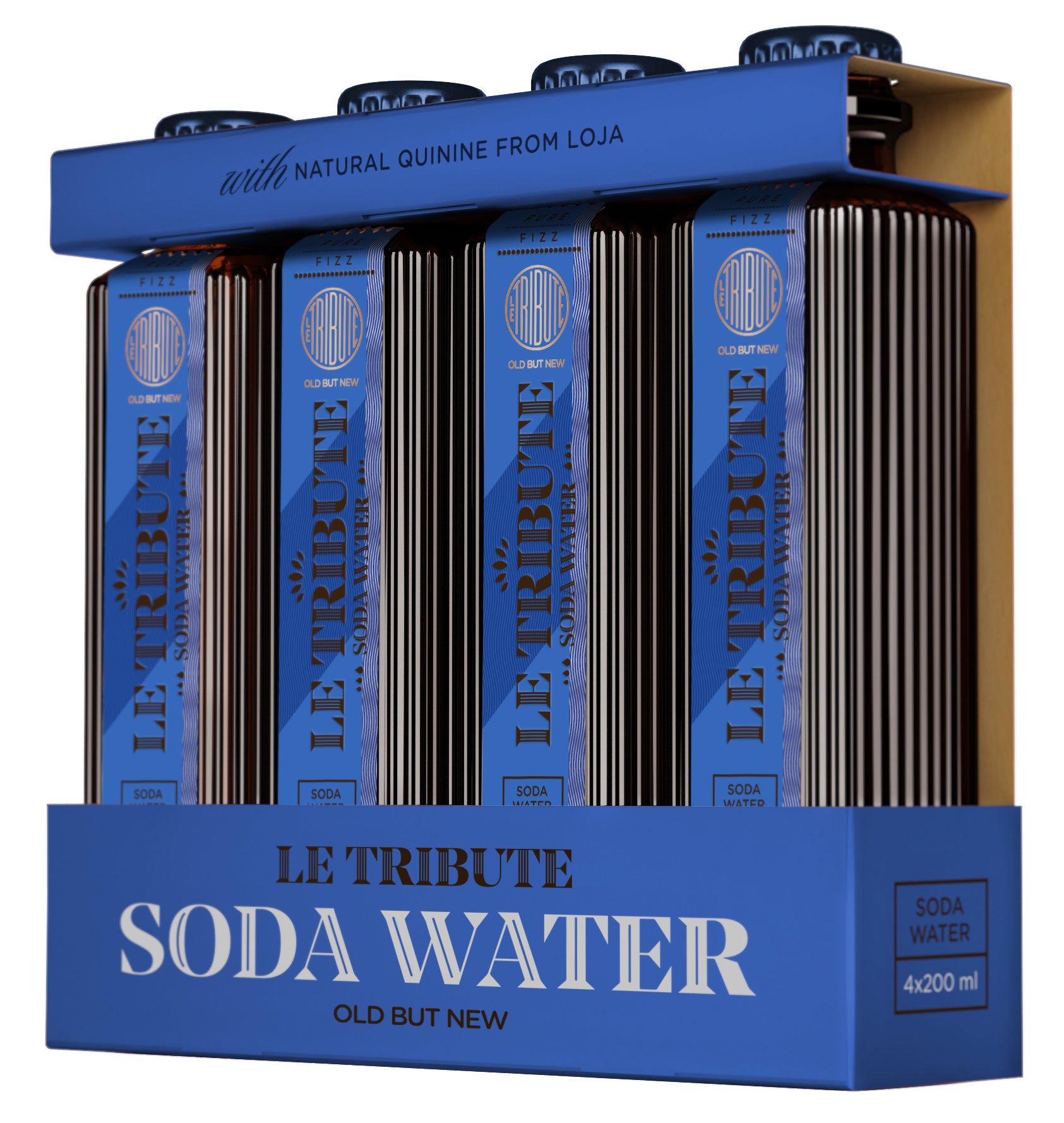 LE Tribute Soda Water 4-pack: LE Tribute Soda Water signature with natural quinine from loja