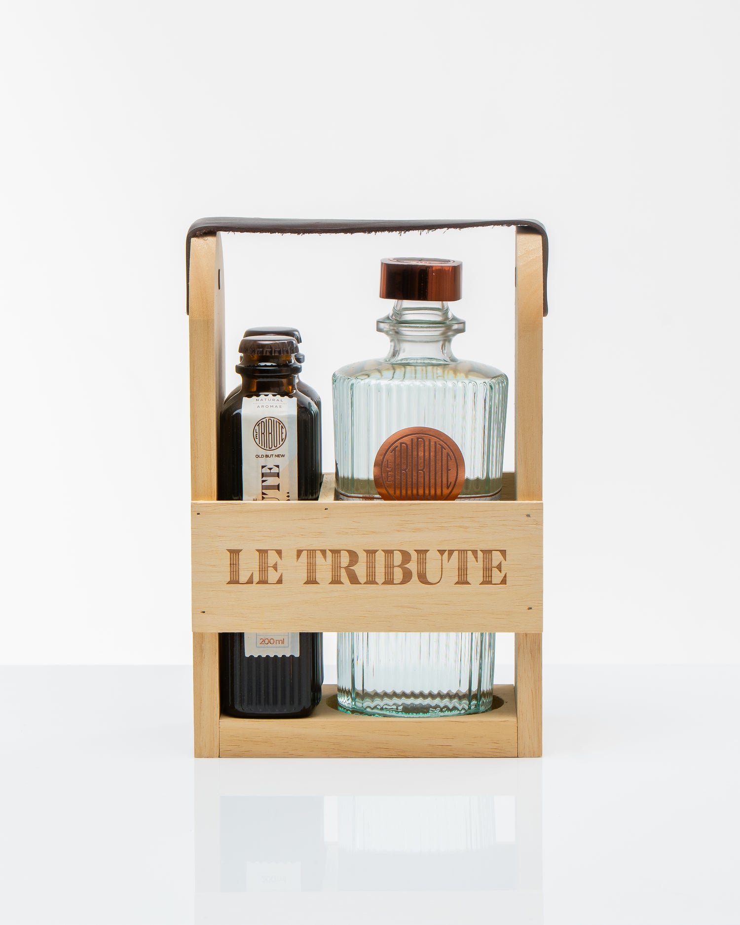 LE Tribute - Wooden Pack (Gin & 2 tonic waters)